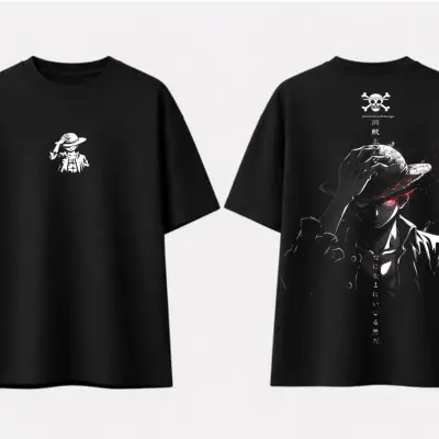 T-shirt Oversize One Piece - Monkey D. Luffy