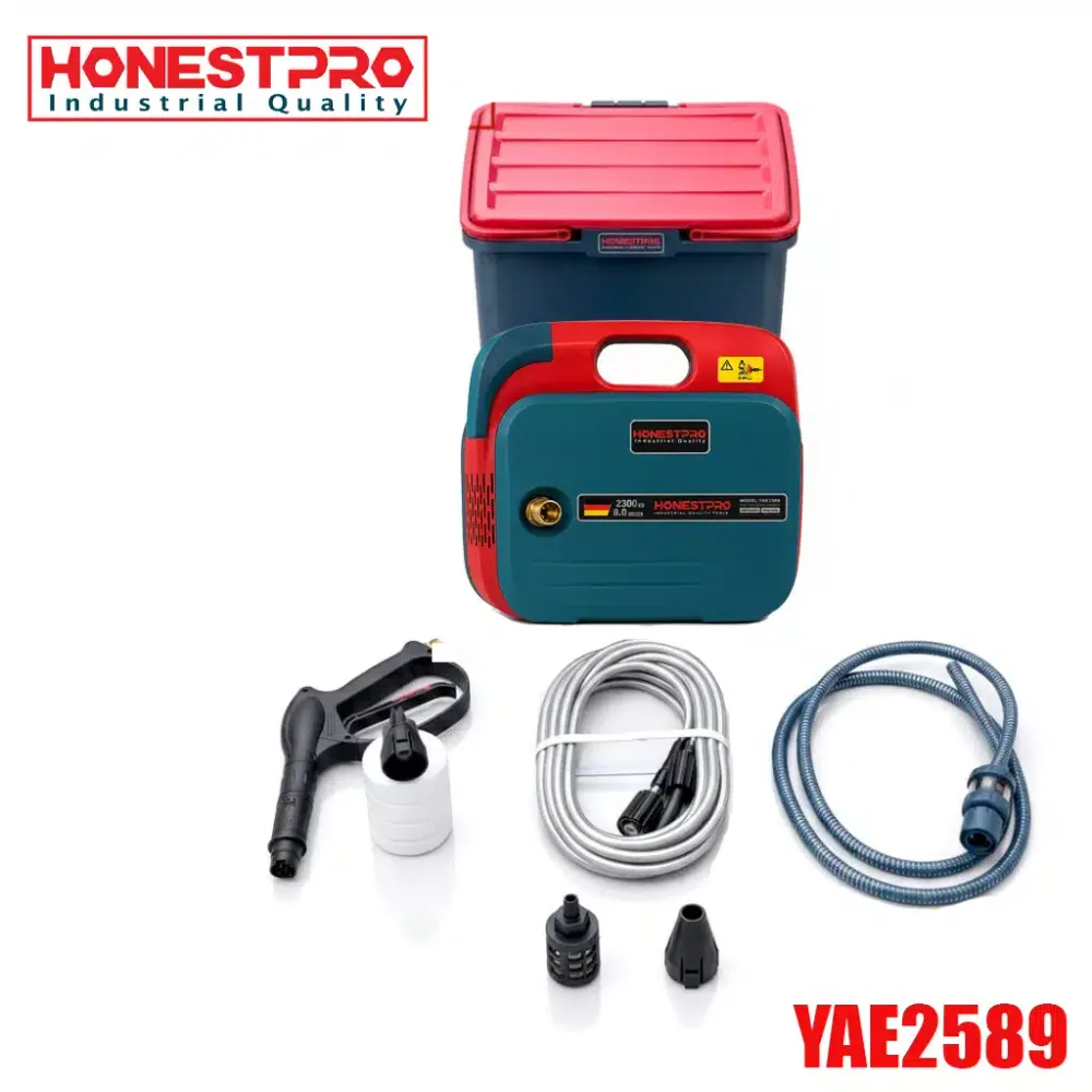 Nettoyeur haute pression portable 2300W / 150 Bar HONESTPRO YAE2589