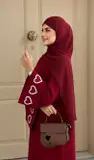عباءة القلوب الفاخرة