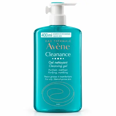 AVENE Cleanance Gel Nettoyant 400 ml – Peaux Grasses