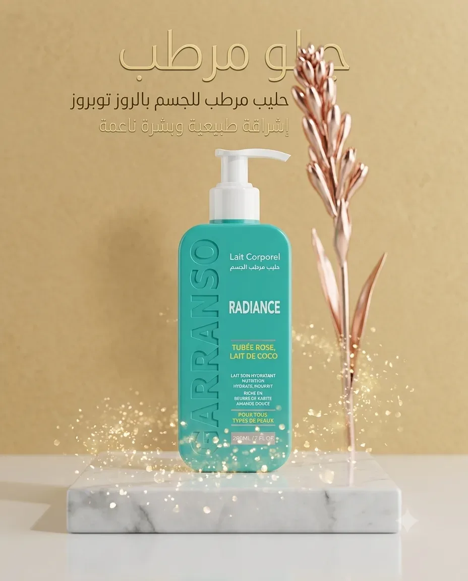 Garranso حليب الاستحمام عطر رادينس 200ml