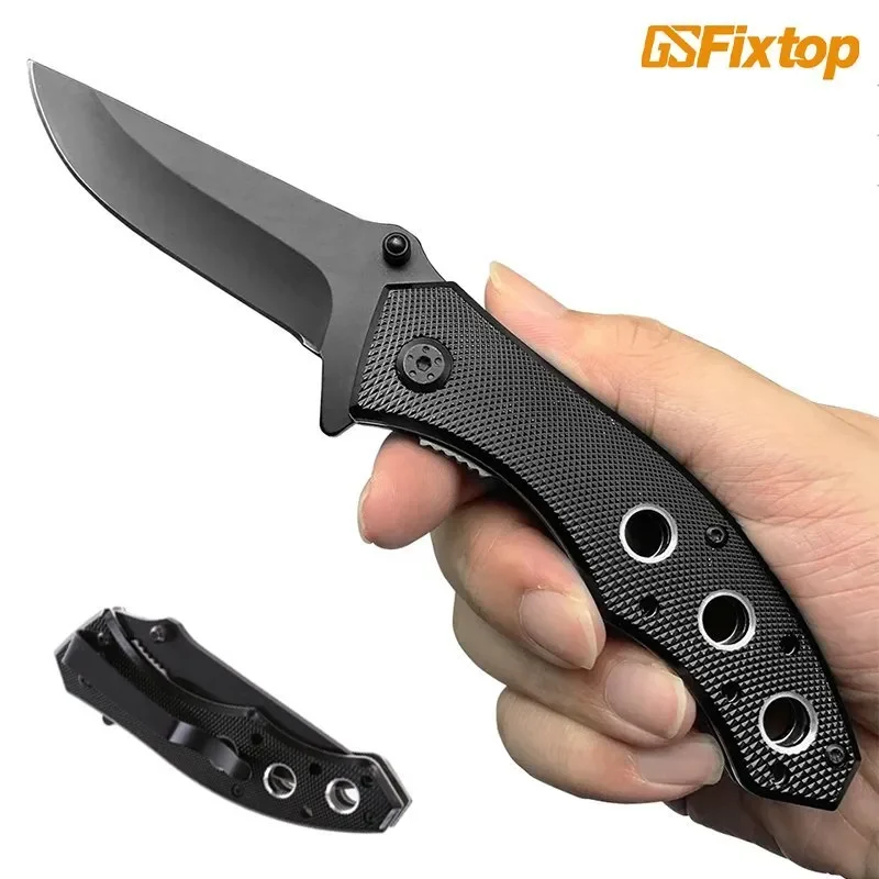 Couteau Pliant 7.5cm Lame En Acier Inoxydable