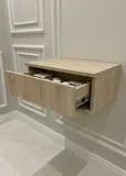 Table de nuit murale بفتحة عملية بالاسفل