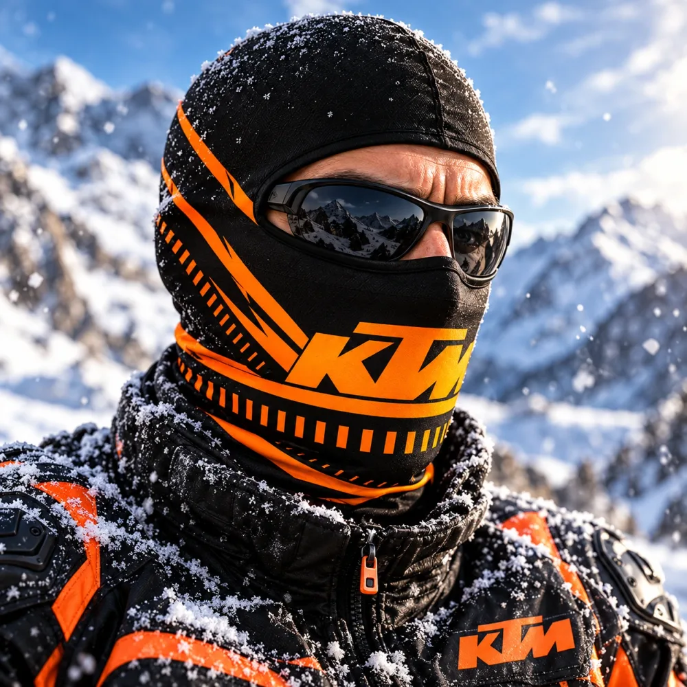 Cagoule Moto Thermique Balaclava Redbull - قناع واقي وجه كامل حراري للدراجات النارية