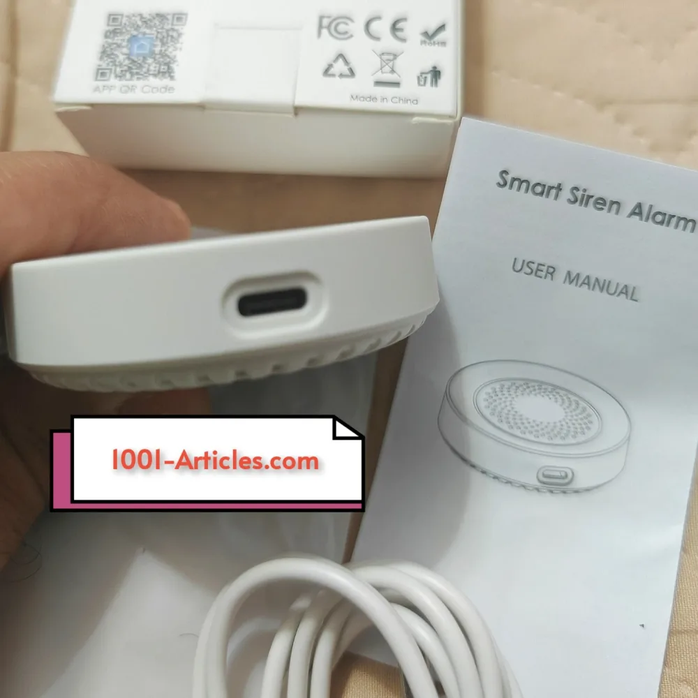 Sirène - alarme sonore de sécurité intelligente - Wifi - Zigbee Tuya Smart