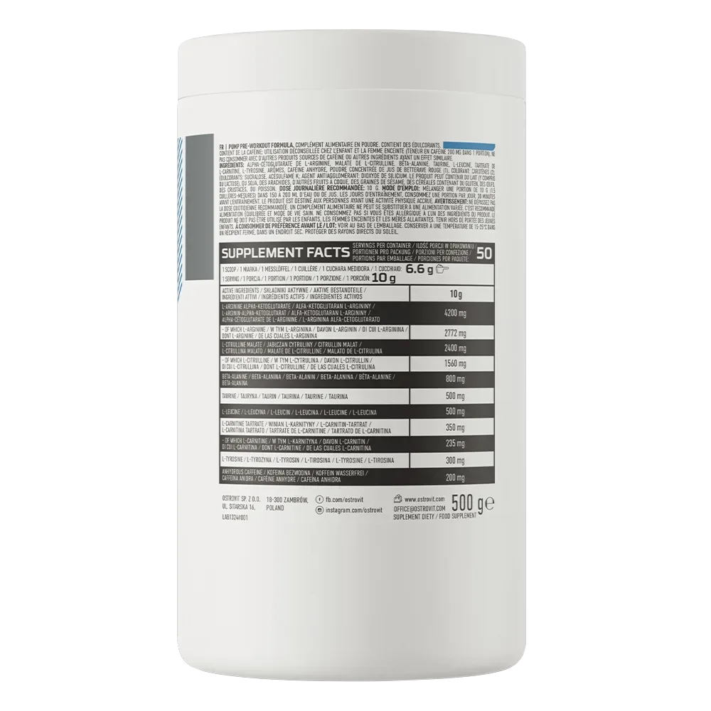 PUMP FORMULA 500G