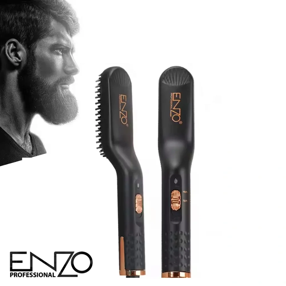 مشط اللحية والشعر الرجالي الحراري من ENZO