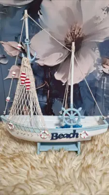 ⛵️ سفينة شراعية خشبية ⛵️ حجم كبير