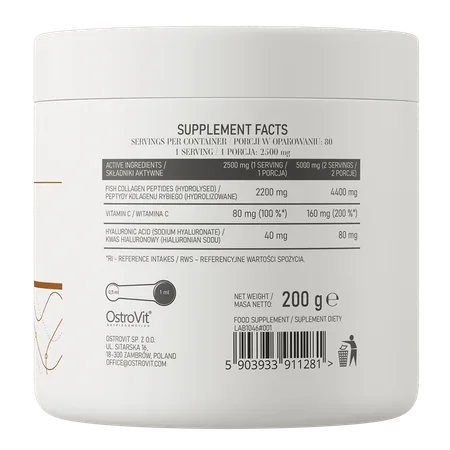 Collagène Marin + Acide Hyaluronique 200 g