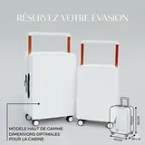 Valise rigide premium qualité Bras large