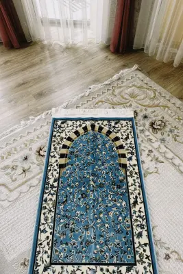سجادة الحرم | تشكيلة قباء (أزرق)