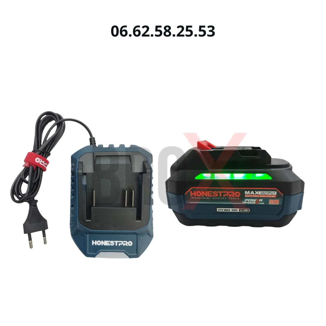 Clé a choc Sans-fil 1 Batterie 21V 4.0Ah 1100Nm HONESTPRO YAE6114