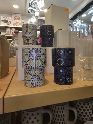 Gobelet Isotherme Motifs Zellige – Édition Marocaine