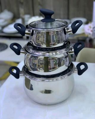 طقم قدور BBF الفاخر من الإينوكس 18/10 – Série Casserole BBf