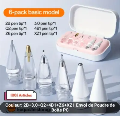 Boîte à embouts pour Apple Pencil