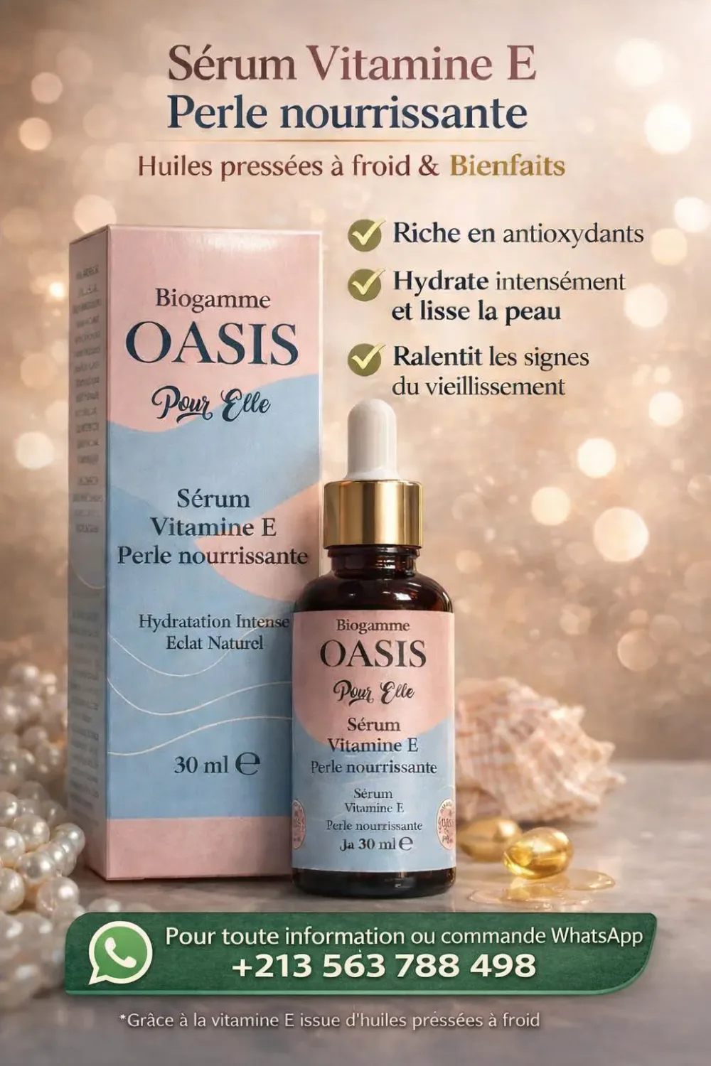 Sérum Vitamine E – Biogamme Oasis