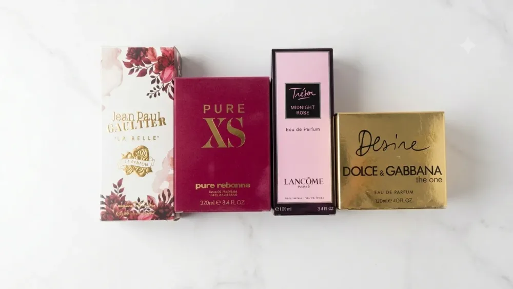PACK 4 PARFUMS FAMME 1