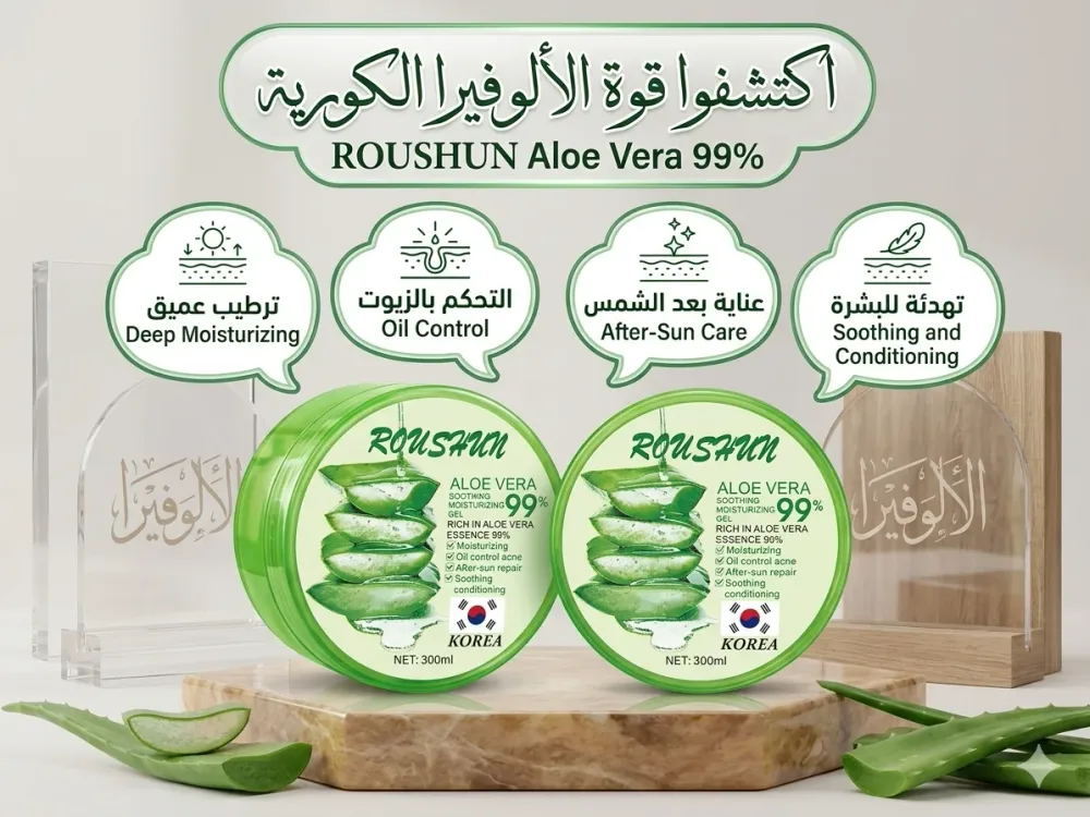 روشان جل الألوفيرا 99% (ROUSHUN Aloe Vera 99%).