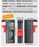 Testeur de Batteries Numérique - ANENG BT-168 Pro - Ecran LCD.