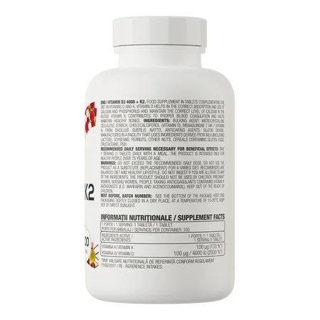 Vitamine D3 4000 IU + K2