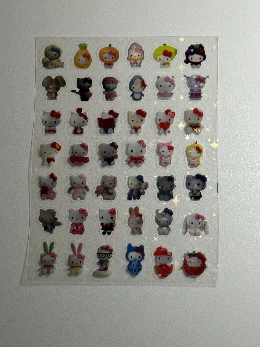 Water proof hello kitty stickers sheet