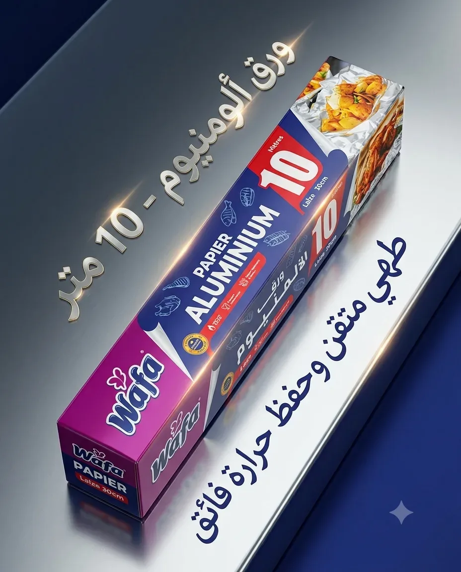 Wafa ورق اليمينيوم 10 متر