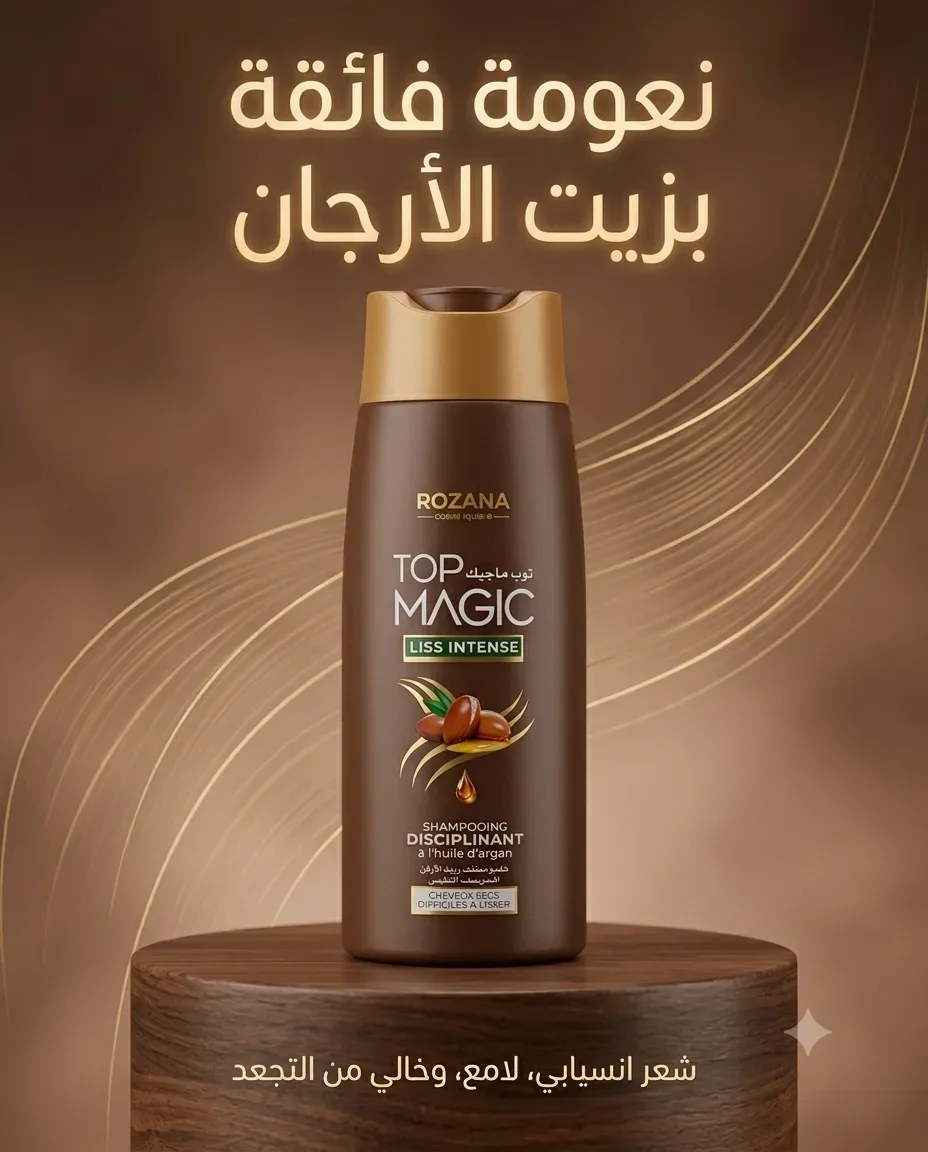 Top magic شامبو بزيت الأرغان 400مل