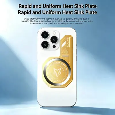 Plaque Magnétique Thermique Sarafox – Dissipateur de Chaleur pour Refroidisseur Téléphone