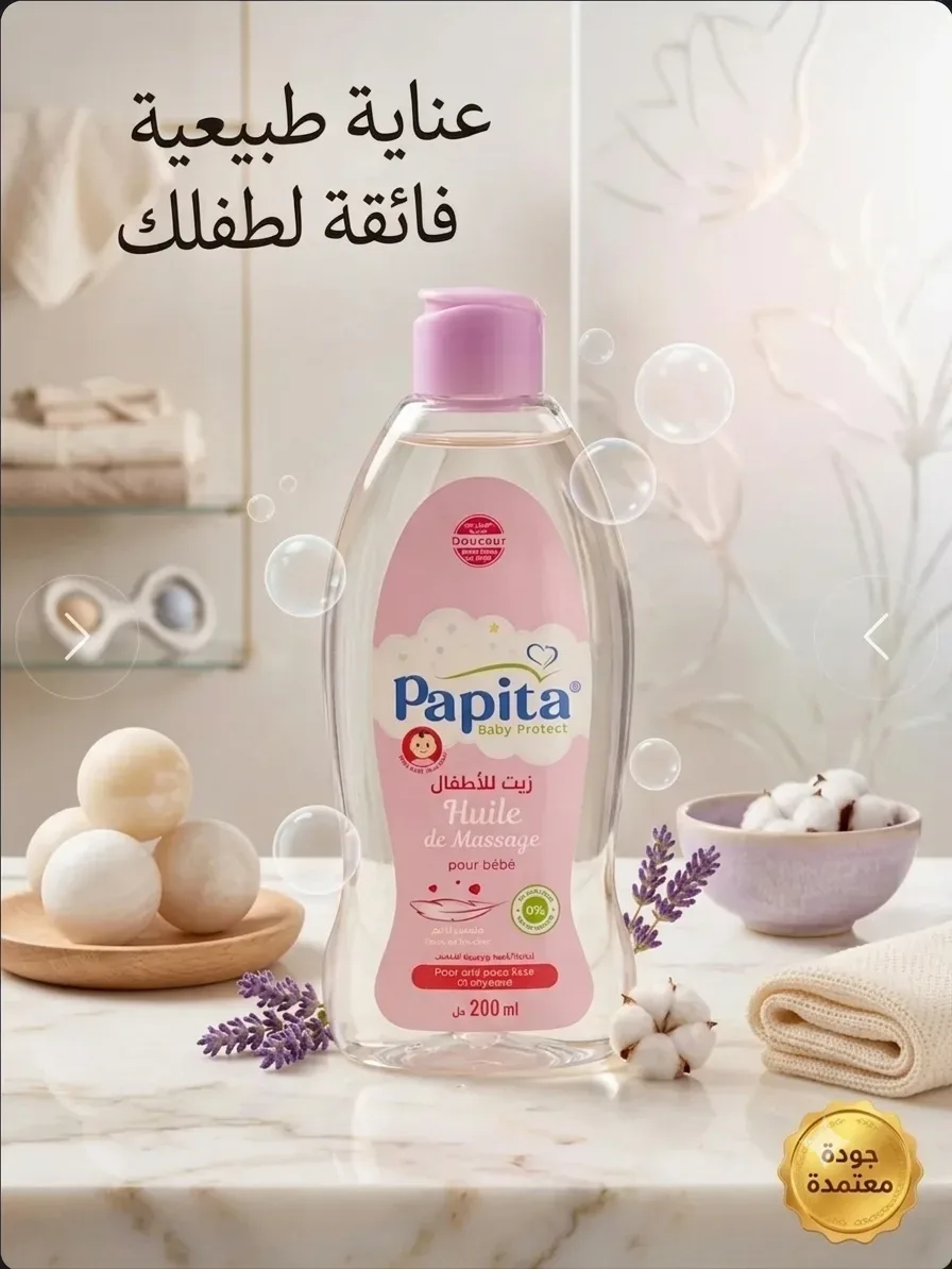 Papita زيت الاطفال 200 ml
