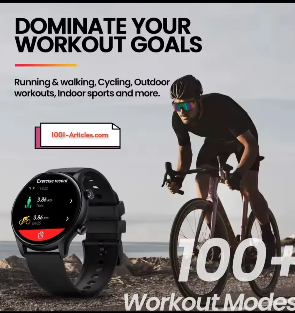 Smart Watch ZEBLAZE Btalk 3 Plus, intelligente, IPS HD,Bluetooth