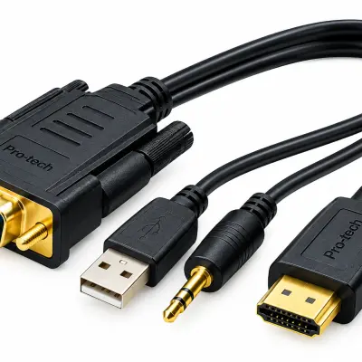 Câble VGA vers HDMI Pro-Tech