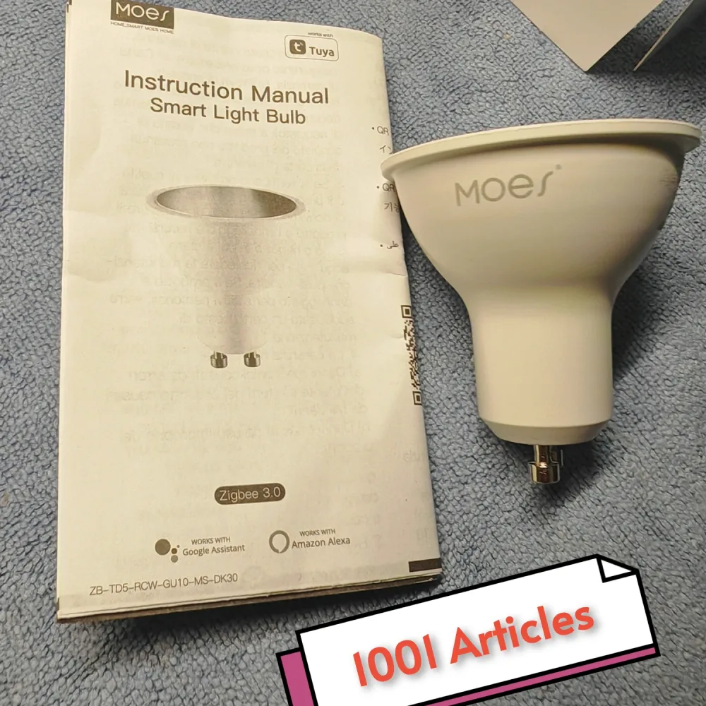 Spot-LED RGB MOES Tuya Zigbee GU10