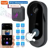 Tuya Smart Wi-Fi, Sonnette video avec caméra sans fil, Interphone, HD, vision nocturne.