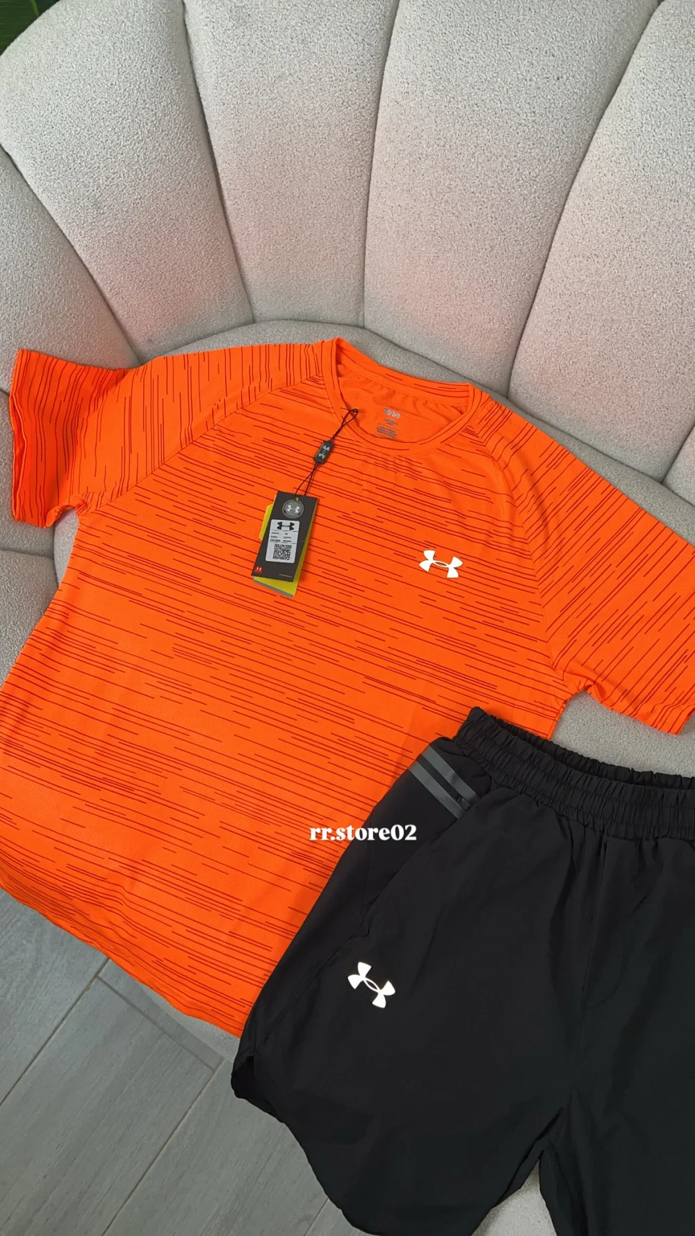 Ensemble Running under armour ORANGE