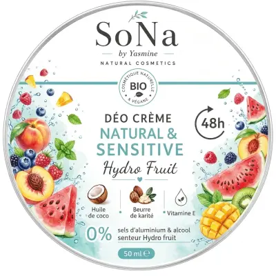 Déodorant crème senteur fruit