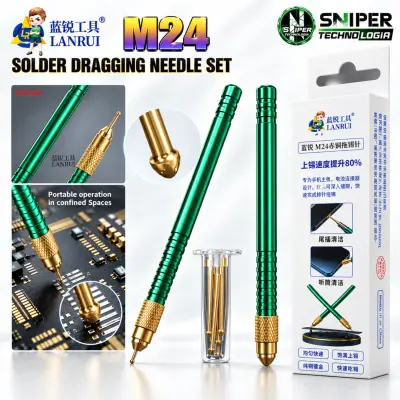 SOLDER DRAGGING NEEDLE SET LANRUI M24