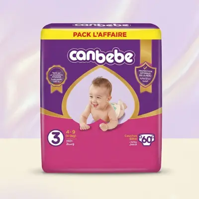 Canbebe حفاظة 3-60