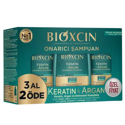 shampoo bioxcin keratin argan