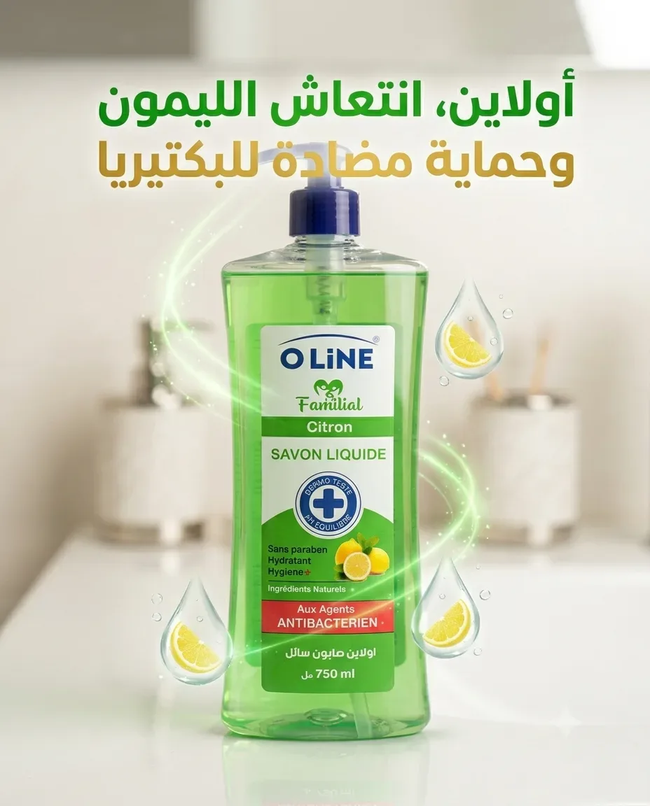 Oline صابون سائل للأيدي بالليمون 750مل