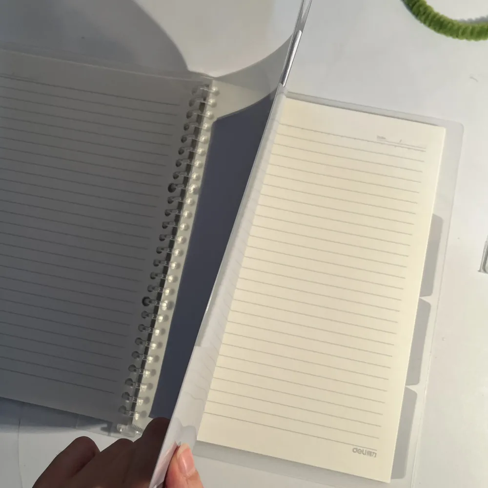 Transparent binder