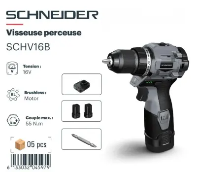 Visseuse perceuse Schneider 16v Brushless