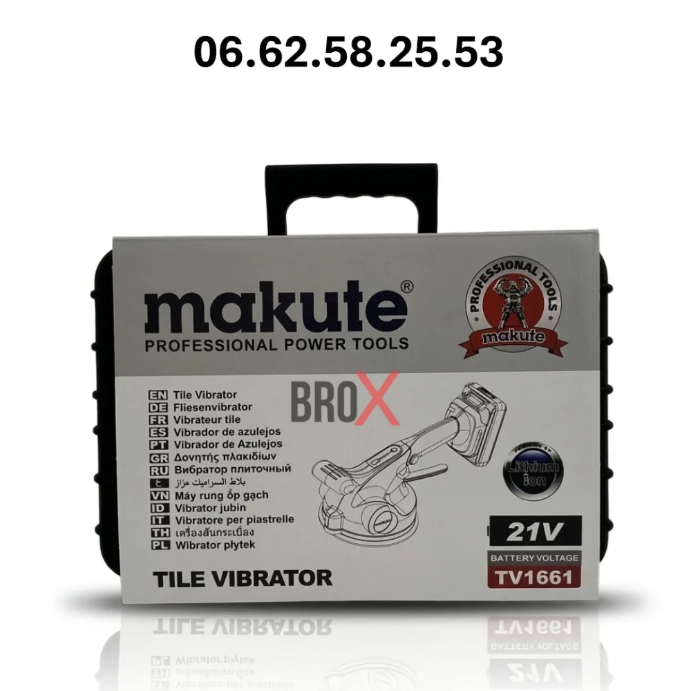 Ventouse Vibrante Sans-fil 21V MAKUTE