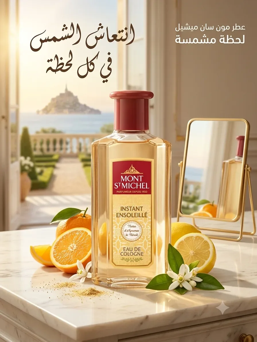 كولونيا "Instant Ensoleillé" من العلامة التجارية "Mont St Michel".