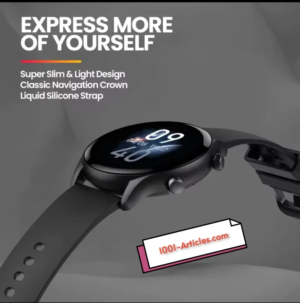Smart Watch ZEBLAZE Btalk 3 Plus, intelligente, IPS HD,Bluetooth