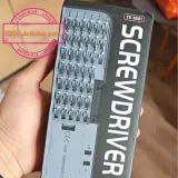 Ensemble de tournevis de précision, électrique rechargeable, 46 en 1, embouts magnétiques.