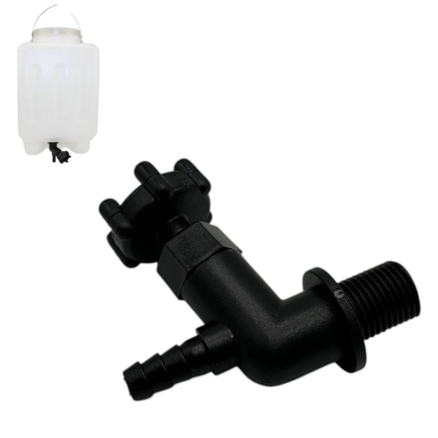 Robinet d’eau fer avec bidon