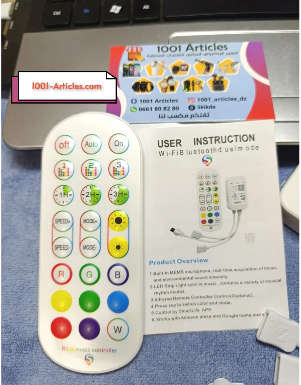 Contrôleur Ruban LED RGB 4 Broches Tuya Smart Wi-Fi