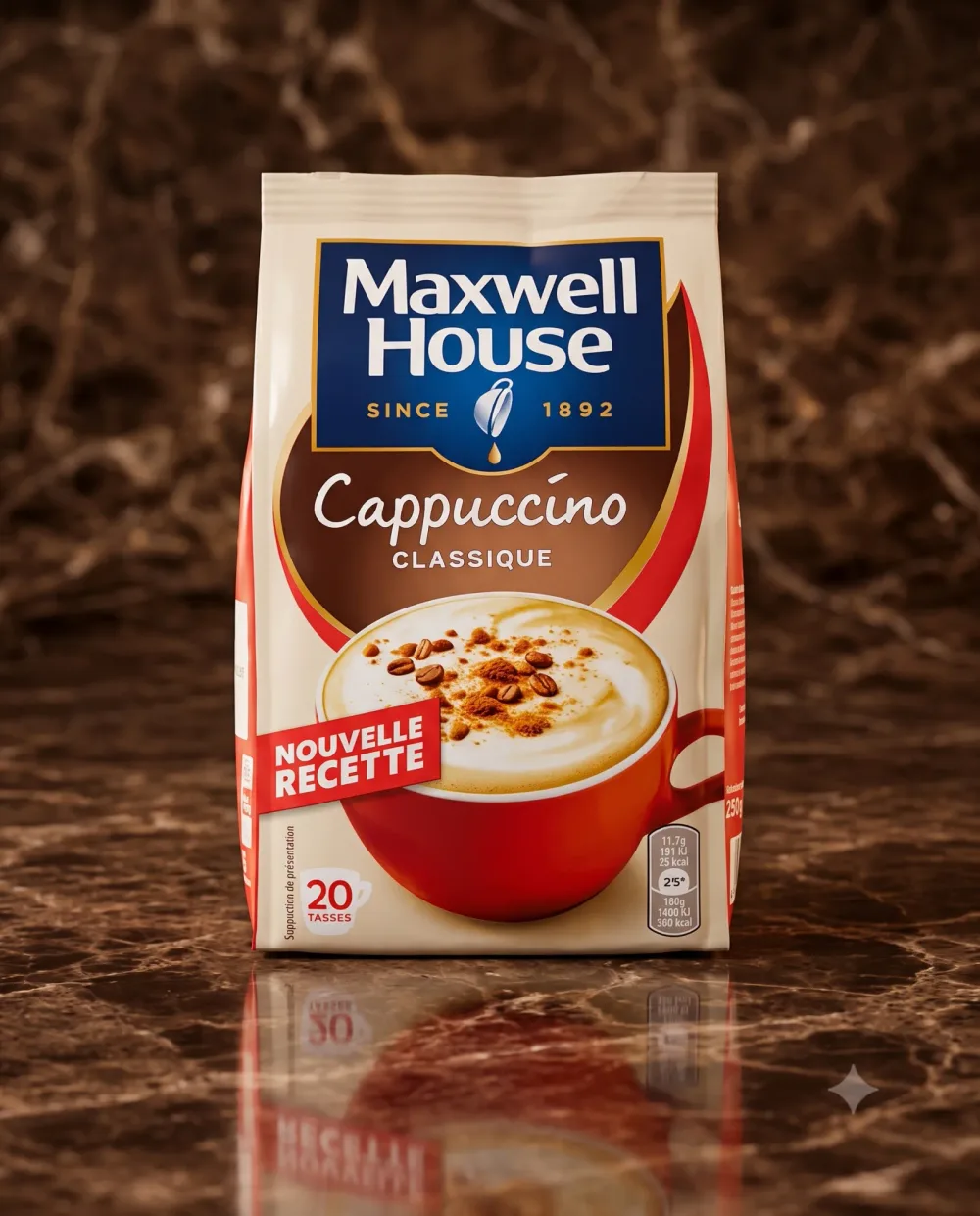 -غ235 Maxwell House -cappuccino