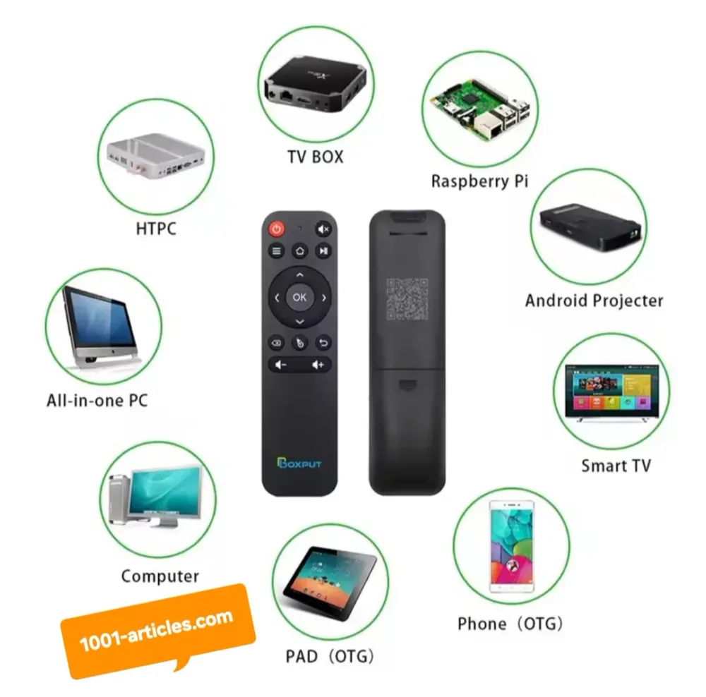 Télécommande Bluetooth Air Mouse 2.4GHz, BPR1S Plus, BoxTv, PC, Tablettes, Projecteur et TV Android
