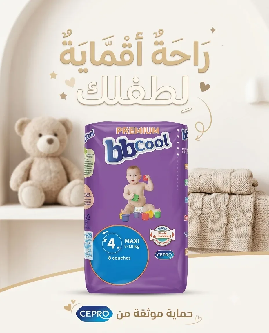 bbcool حفاظة 4-8